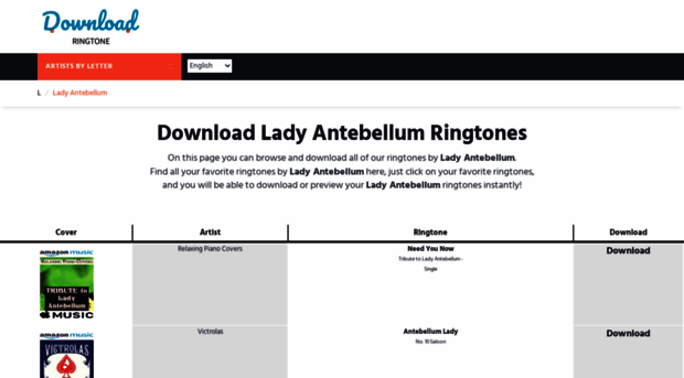 ladyantebellum.download-ringtone.com