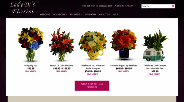 ladydisflorist.com