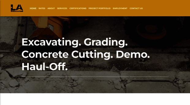 laexcavating.com