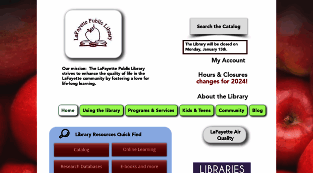 lafayettelibrary.org