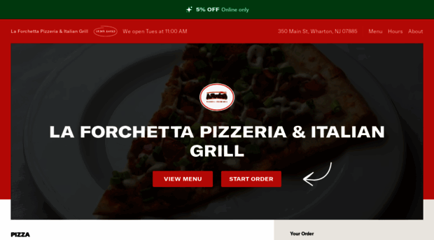 laforchettapizzeriaitaliangrill.com