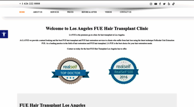 lafuehairclinic.com