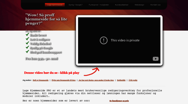 lagehjemmesidepro.no