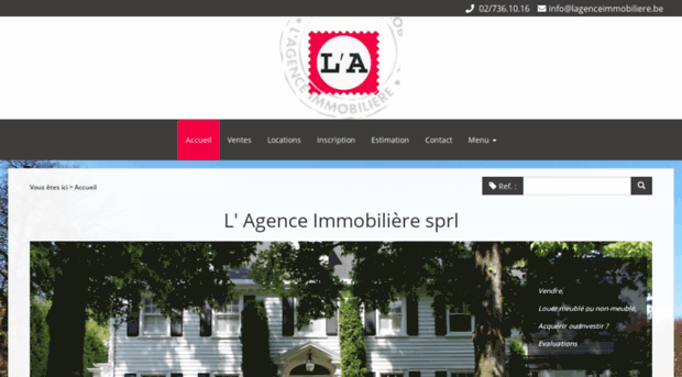 lagenceimmobiliere.be