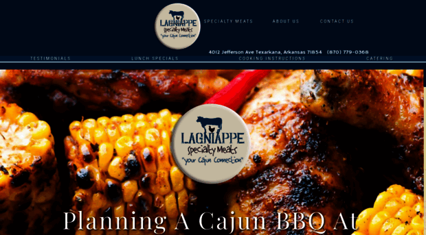 lagniappespecialtymeats.com