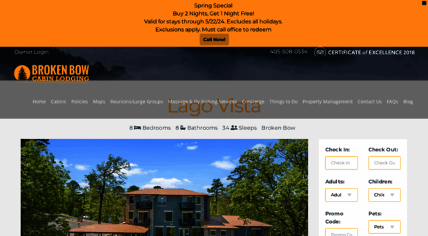 lagovistabedandbreakfast.com