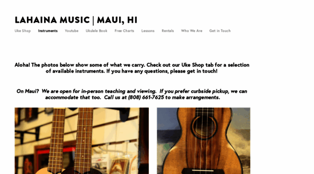 lahainamusicmaui.com