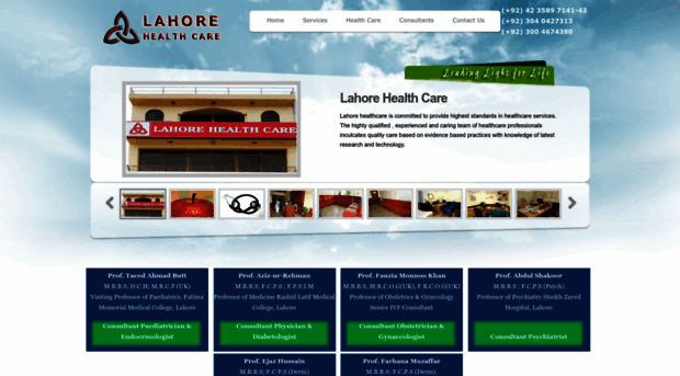 lahorehealthcare.com