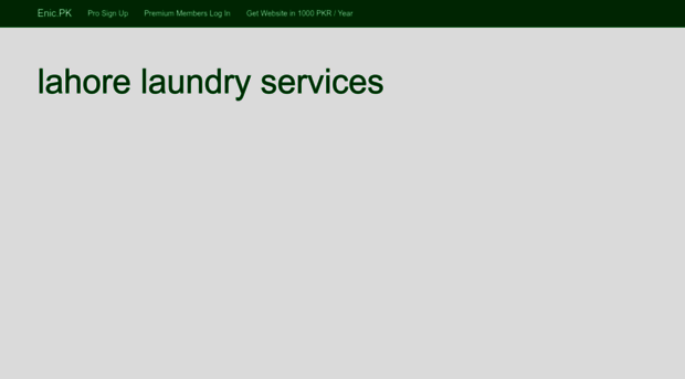 lahorelaundryservices.enic.pk