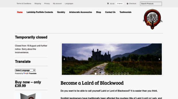 lairdofblackwood.com