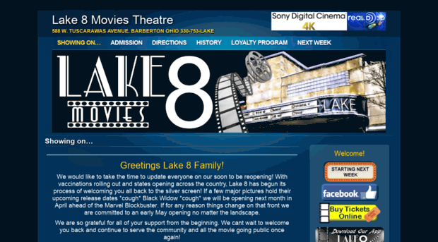 lake8movies.com