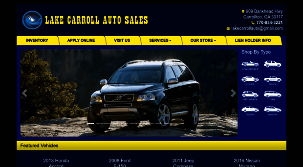 lakecarrollautosales.com