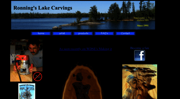 lakecarvings.com