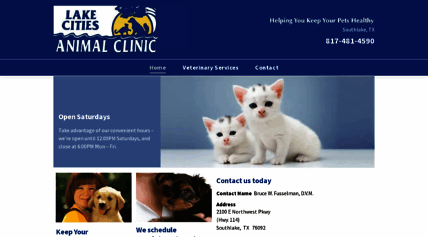 lakecitiesanimalclinic.com