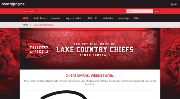 lakecountrychiefs.org