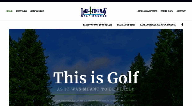 lakecushmangolfcourse.com