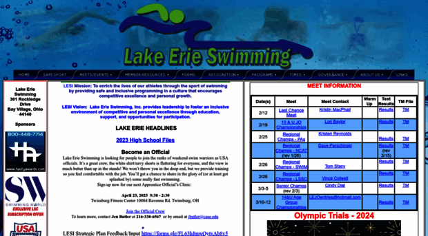 lakeerieswimming.com