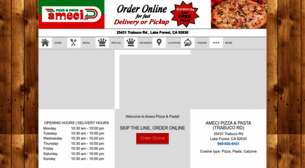 lakeforestamecipizza.com