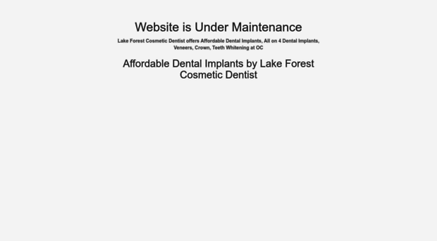 lakeforestcosmeticdentist.com