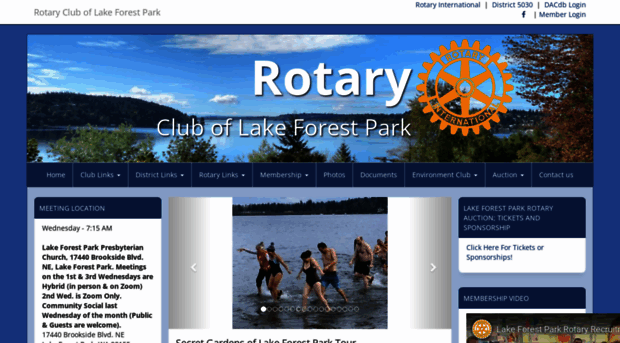 lakeforestparkrotary.com