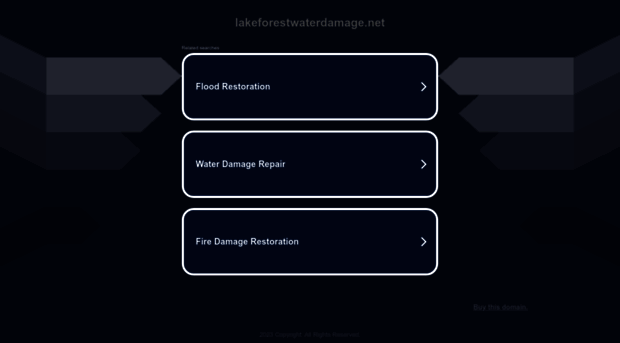 lakeforestwaterdamage.net