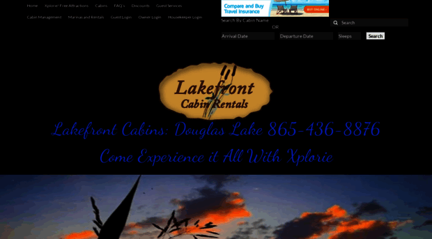 lakefrontcabins.com