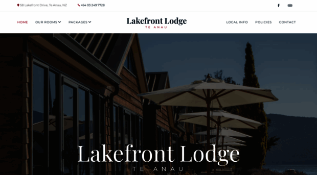 lakefrontlodgeteanau.com