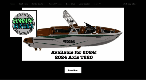 lakegastonsummerrentals.com