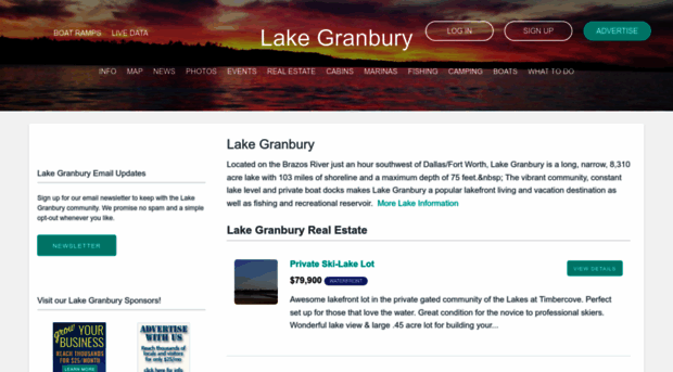 lakegranburyhub.com