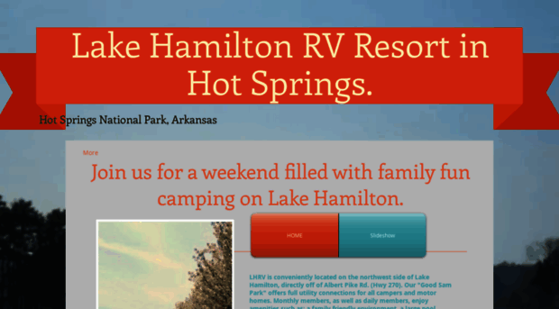 lakehamiltonrv.com