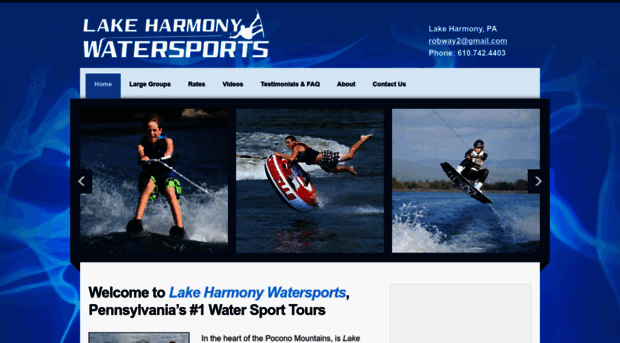 lakeharmonywatersports.com