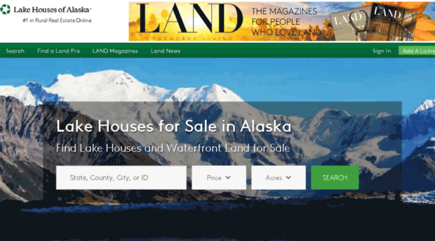 lakehousesofalaska.com