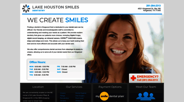 lakehoustonsmilesdentistry.smilegeneration.com