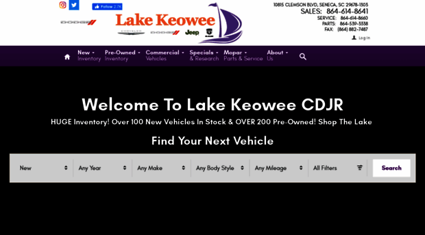 lakekeoweechryslerdodge.com