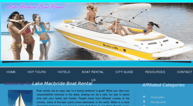 lakemacbrideboatrental.com