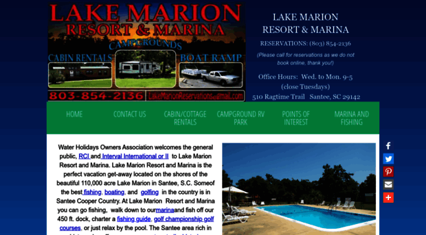 lakemarionresortmarina.com