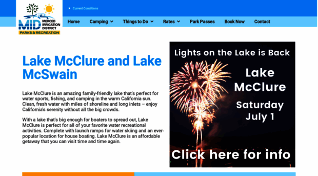 lakemcclure.com