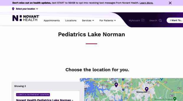 lakenormanpediatrics.com