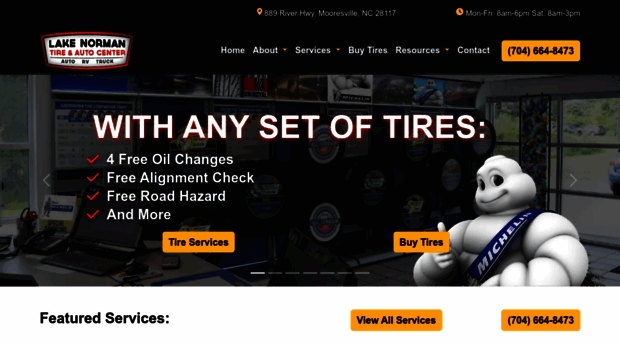 lakenormantire.com