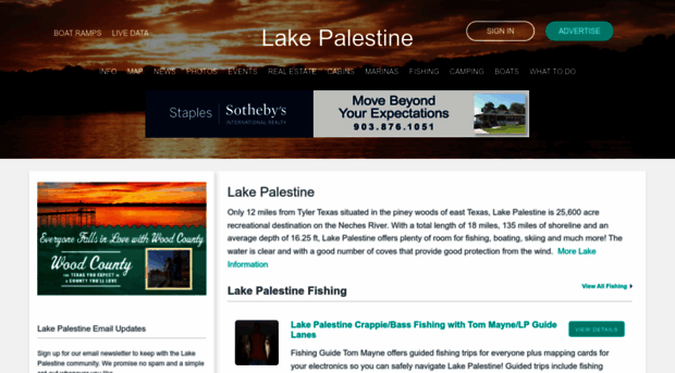 lakepalestine.com