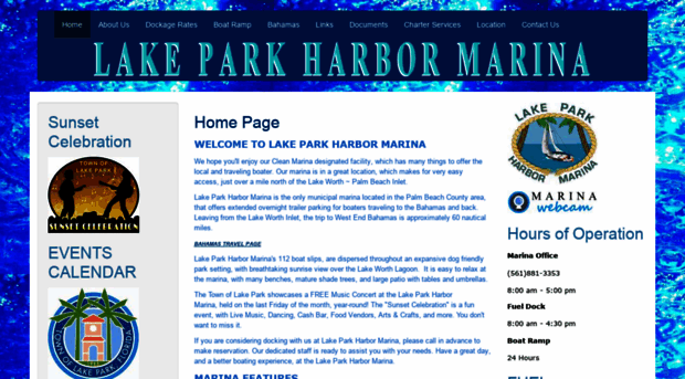 lakeparkmarina.com