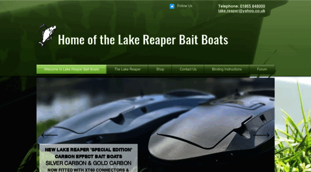 lakereaperbaitboats.co.uk