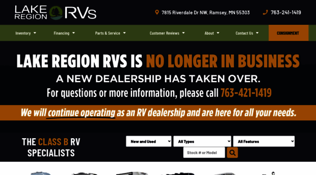 lakeregionrvs.com