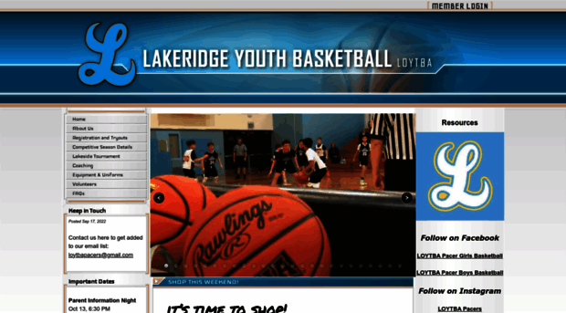 lakeridgeyouthbasketball.com