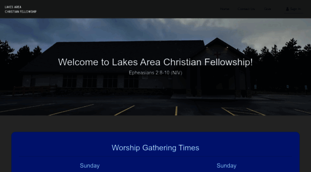 lakesareachristianfellowship.com