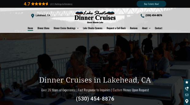 lakeshastadinnercruises.com