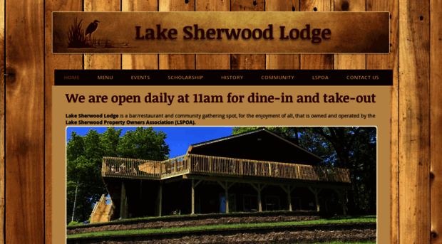 lakesherwoodlodge.com