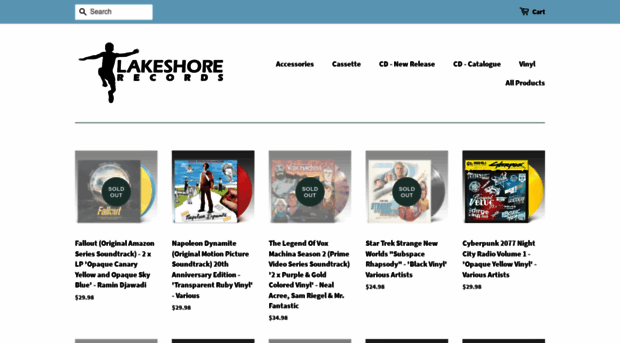 lakeshorerecordsshop.com