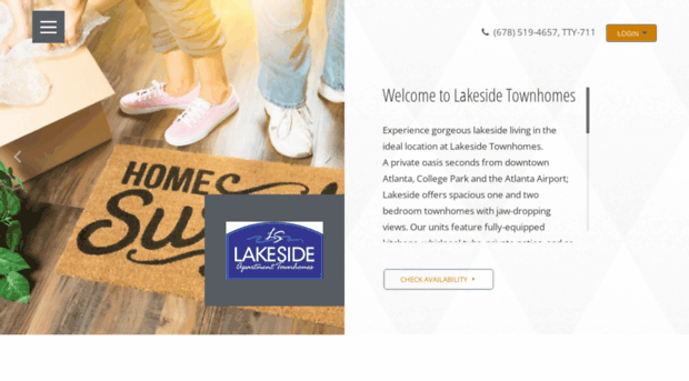 lakesideapartmenttownhomes.com