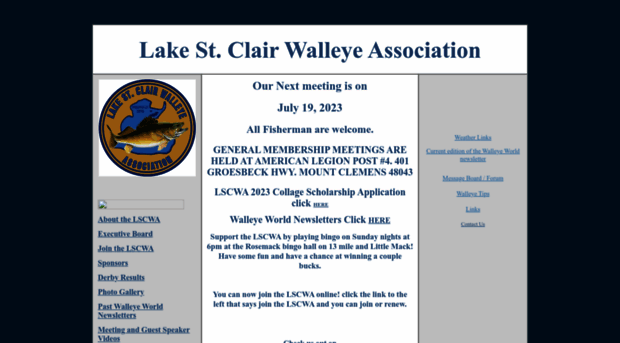 lakestclairwalleyeassociation.com